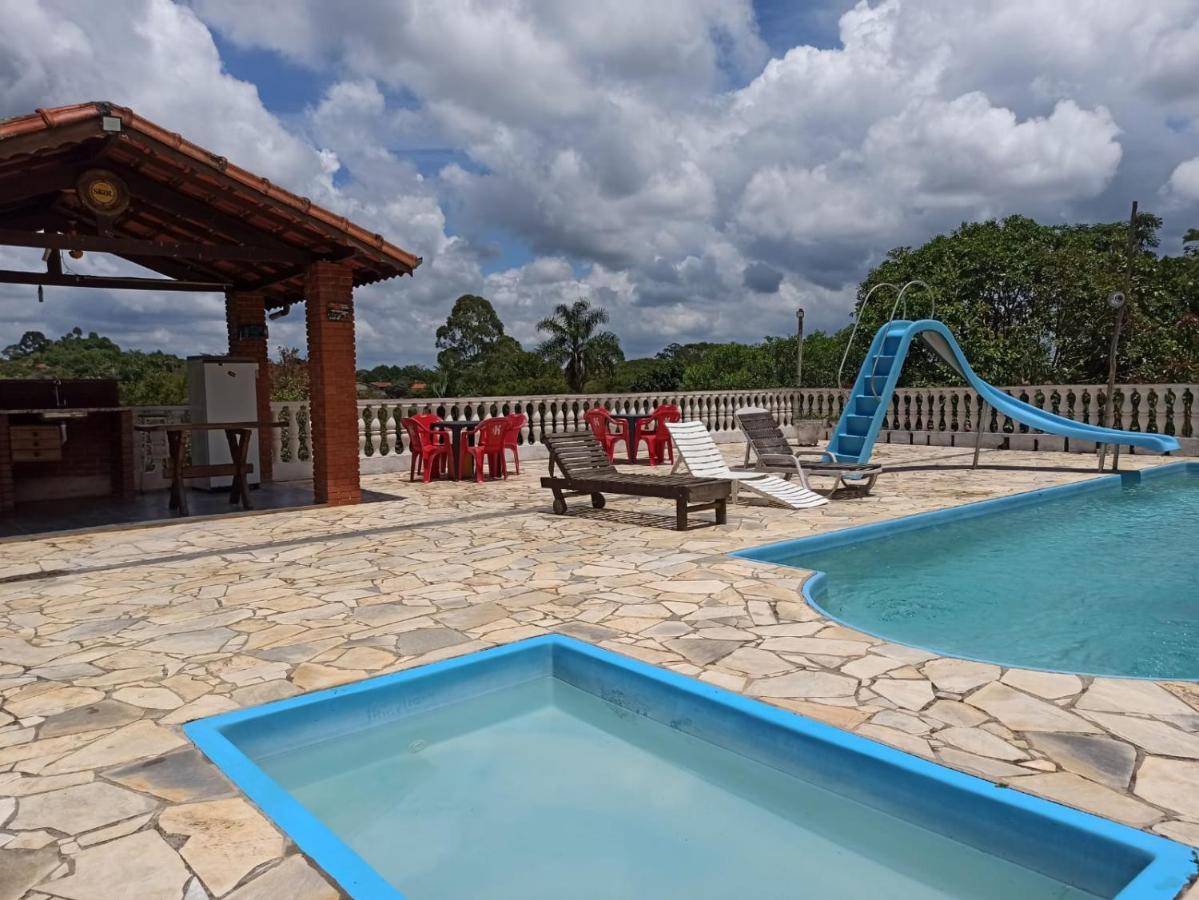 Chacara Em Ibiuna Sao Roque A 70Km De Sp Com Piscina E Wi-Fi Villa ภายนอก รูปภาพ