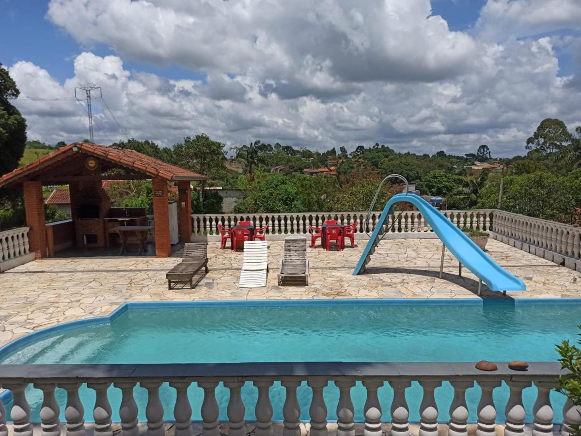 Chacara Em Ibiuna Sao Roque A 70Km De Sp Com Piscina E Wi-Fi Villa ภายนอก รูปภาพ