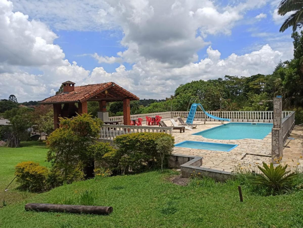 Chacara Em Ibiuna Sao Roque A 70Km De Sp Com Piscina E Wi-Fi Villa ภายนอก รูปภาพ